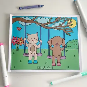 Kiki & Kelli Volume 1 Coloring Book