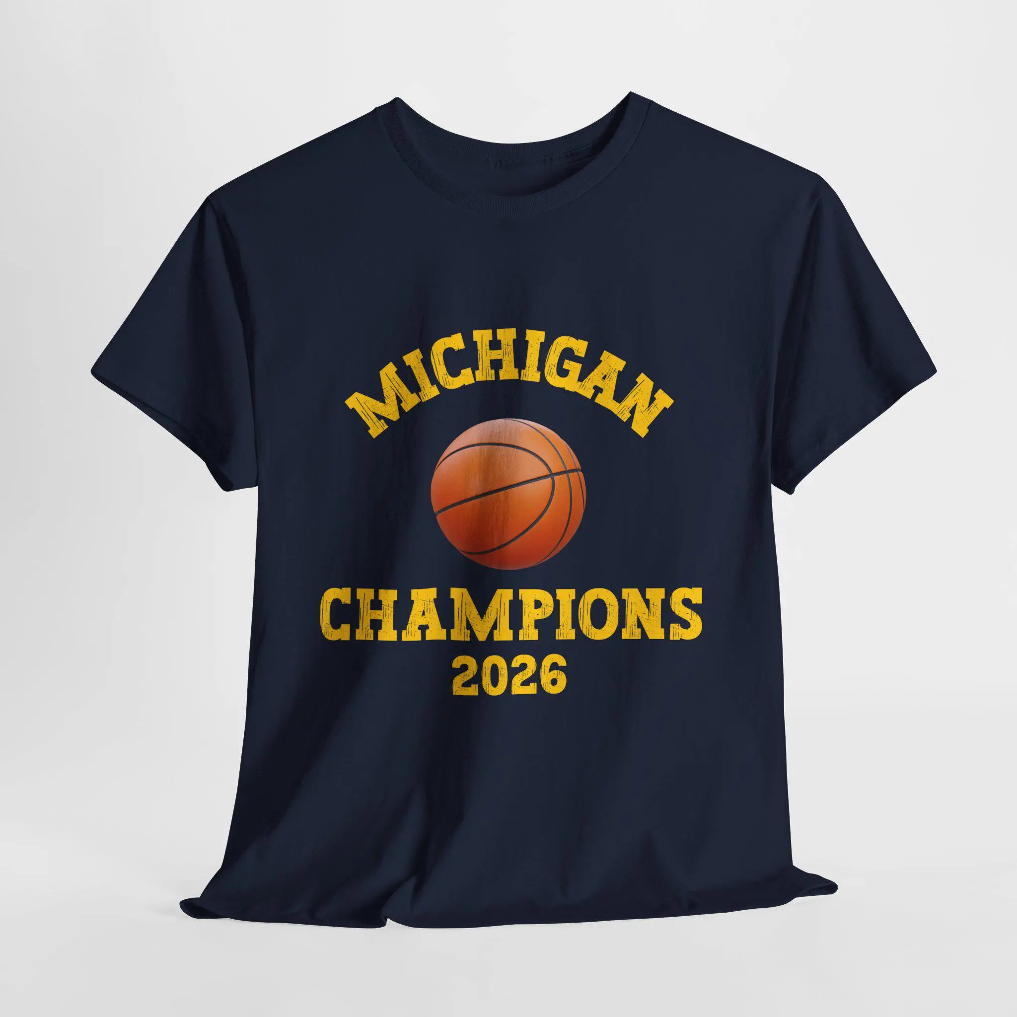 Comfort Color Michigan Champions 2026 Basketball T-Shirt  Vintage College Team Spirit Teee