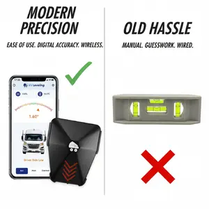 Smart Wireless RV Leveling System | Bluetooth App Control | Universal Fit for All RVs | Long-Life Battery | Essential Leveling Companion for Campers