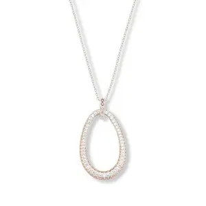 Radiance by Absolute™ 2.43ctw Mocha Mousse Teardrop Pendant Necklace
