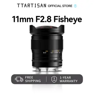 TTArtisan 11mm F2.8 Fisheye Lens for Sony E Mount full frame Manual Focus 180° Ultra Wide Angle Camera Lens for Landscape Architecture Travel Vlog Starry sky Photography