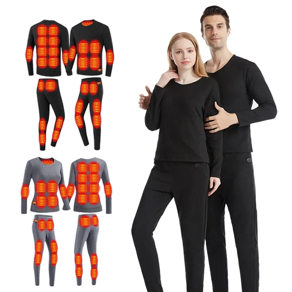 Men's Cotton Thermal Heated Jacket - USB-Plug Powered, Versatile, Outdoor-Ready for Winter Warmth