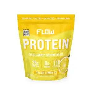Flow Supps Clear ioWhey Protein Isolate Delicious Fruity Flavors
