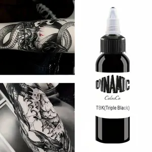 Tattoo Ink, 1pc Non-Toxic Black Liquid Pigment, Ideal for Body, Eyebrow, Eyelids, Lip, Beauty Art, Makeup, Cosmetic, Tattoo Supplies