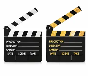 Movie Clapboard, Hollywood Movie Theme Party Decorations, Academy Awards Party Supplies and Film Décor, Slate Clapperboard Prop for Stage Plays, Fun Photo Booth Prop