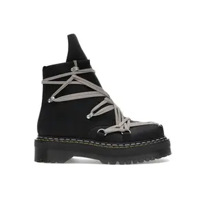 Dr. Martens Men's 1460 DRKSHDW Quad Sole Mega Lace Boot Rick Owens Black, from StockX