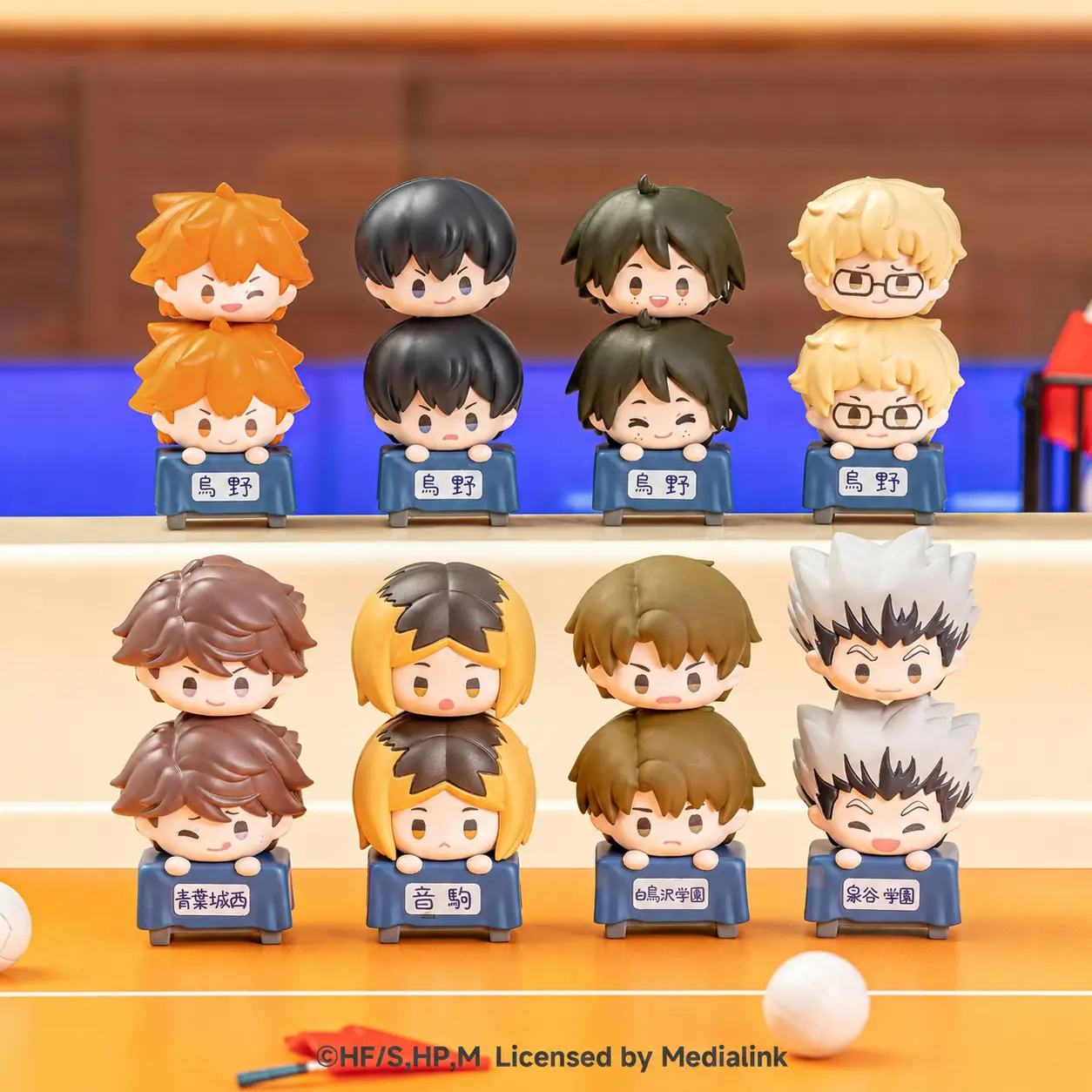 Haikyu!! Sport Stacking Series Mini Figure Collection Blind Box Collectible Items Plastic Figurines