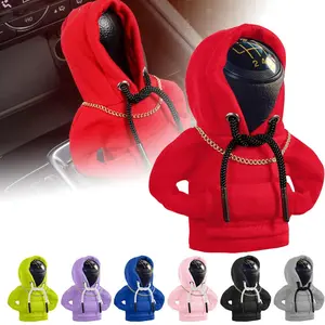 DIBMS Car Shift Hoodie, Funny Mini Hoodie Car Decoration, Fun Car Interior Decorations, Universal Shift Handle Cover, Car Interior Gifts, Car gear shift cover for women