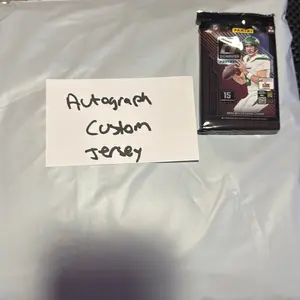 Panini Autograph Custom Football Jersey Division with Trading Card Panini 15 Series Product - Autograph Custom Jersey