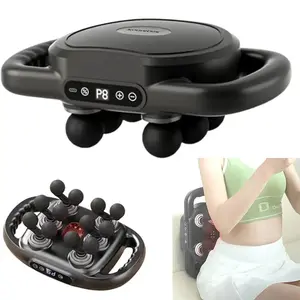 12 Head Massage Professional Electric Massager Tool Gun Deep Tissue with 9 Levels & 9 Modes, for Legs, Arms, Waist, Back - Full Body Muscle Pain Relief