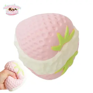 WenQing Taba Squishy Handmade Taba Squishy Toys Full silicone reborn squishy squishies, fidget toys, Taba Squishy, large strawberry 262g, Gifts for Girls and Boys