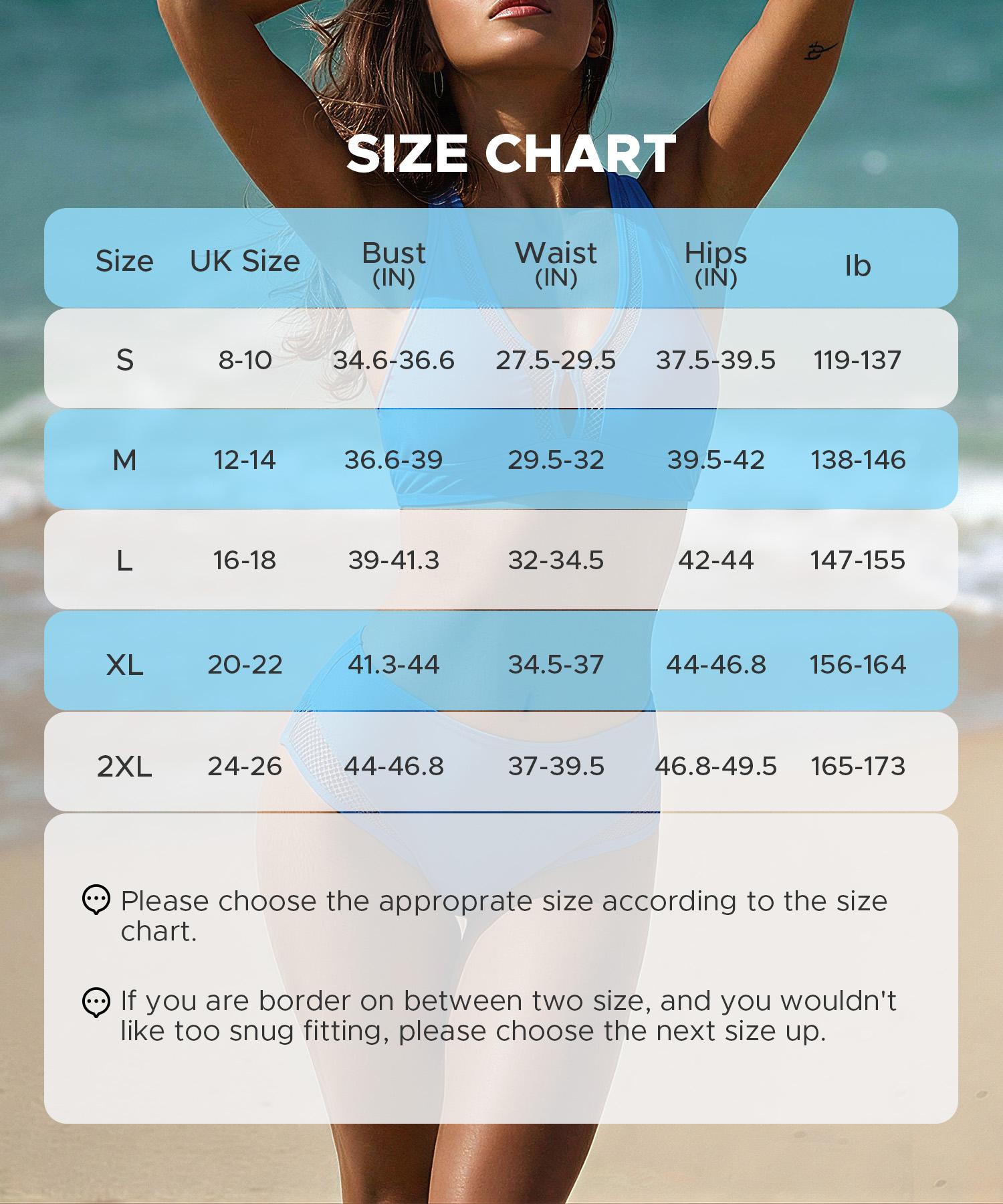 Women's 2 Pieces Swimsuit Mesh Splicing V Neck Racerback Top with Removable Pads, High Waisted Tummy Control Full Coverage Bottoms, Modest & Sexy Quick-Drying Swimwear