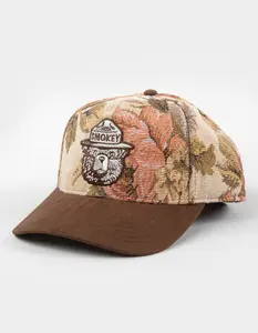 AMERICAN NEEDLE  Womens Smokey Bear Archibald Snapback Hat, Brown Combo