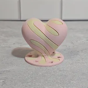 Impossible Heart Passthrough - 3D Printed Fidget Puzzle Toy