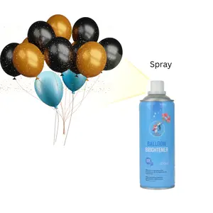 2 Pack- 450 ML Balloon Spray Shine Spray for Balloons Shiny Glow Balloons Spray
