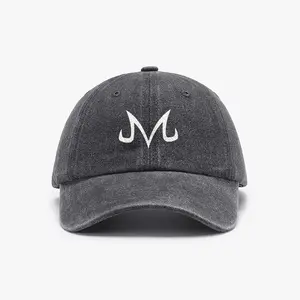 Dragon Ball DBZ Unisex Street Baseball Cap 80s 90s Pattern Anime Hat Men Gift Snapback Fitted Vintage Denim Fabric Iconic Logo Heat Transfer Print Green Dragon Ball Detail