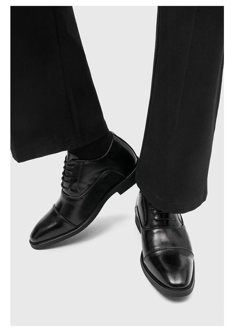 Spring 2026 New Youth Pointed-Toe Leather Shoes – British Classic Retro Workwear Style, Low Heel, Casual Everyday Leather Shoes