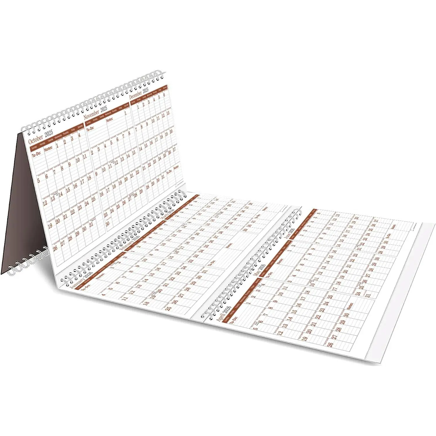 2025-2028 Yearly Wall Calendar By   Quarterly Planner Move A Page Julian Date July 2025 To December 2028 Thick Paper Vertical Rolling 12 Months 36" X 17" 3 Full Years 42