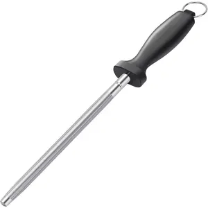 Professional 12-Inch  Sharpening Rod, High-Carbon honing rod to Sharpen the  ,   Sharpener for Chefs and  Cooks, Easy to Use & Sturdy
