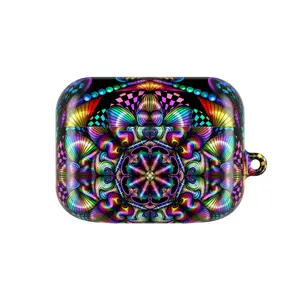 Psychedelic Mandala AirPod Case | Neon Kaleidoscope Pattern