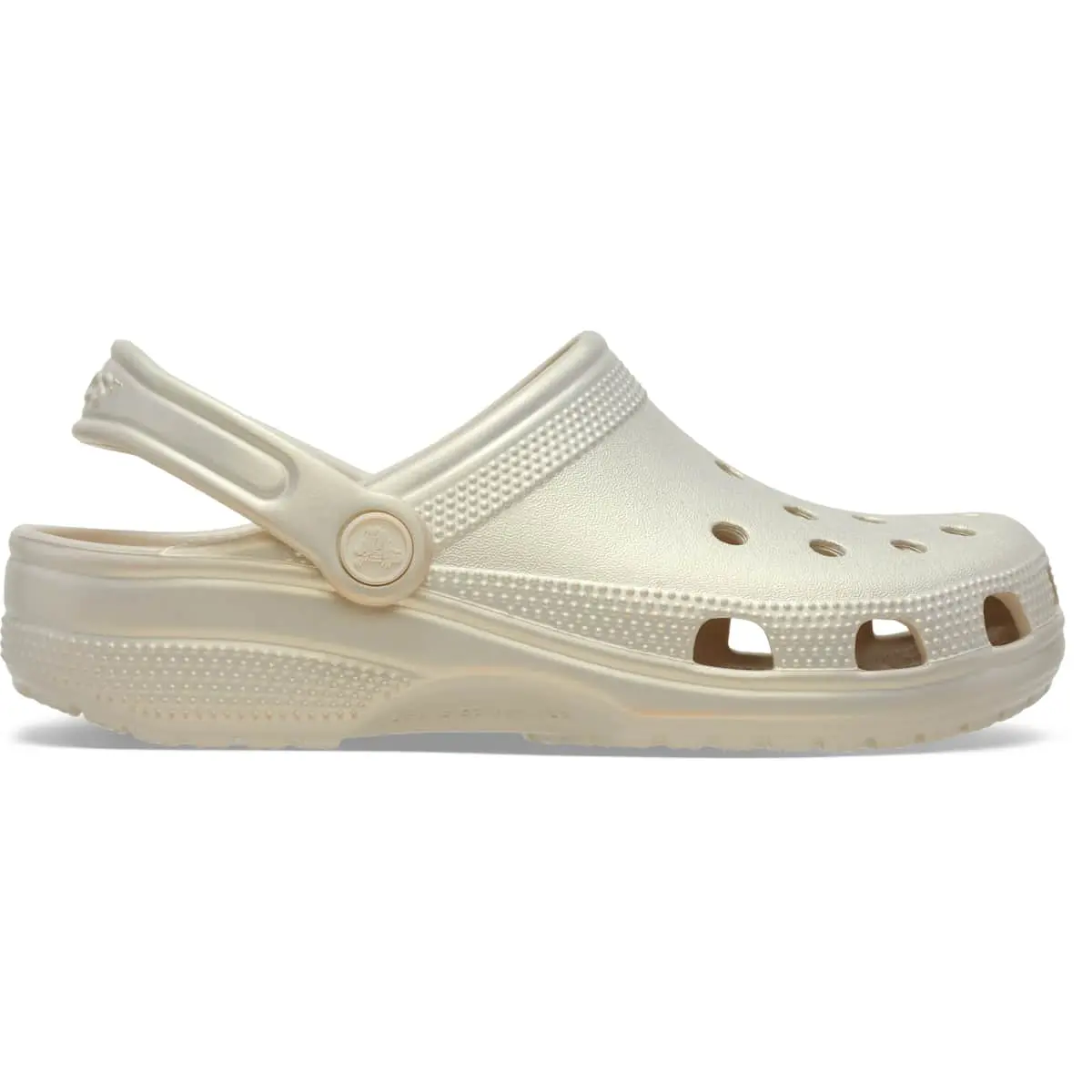 Crocs Classic Clogs with Shimmery Pearl Shine Finish