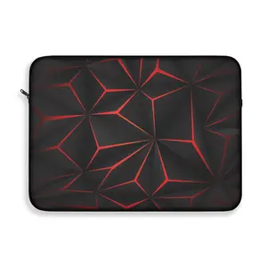 Sleek Geometric Laptop Sleeve, Modern Tech Case, Stylish Computer Bag, Gift for Students, Trendy Laptop Holder
