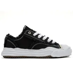 Maison Mihara Yasuhiro Men's Hank OG Sole Canvas Low Frayed Black, from StockX