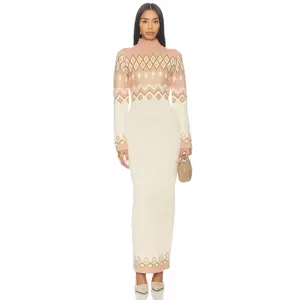 retrofete Eagle Dress in Vintage Rose & Swan Multi