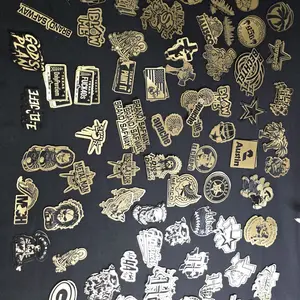 1x7.50,  2xx15,  3x20.Metallic topped engraved acrylic sticker.