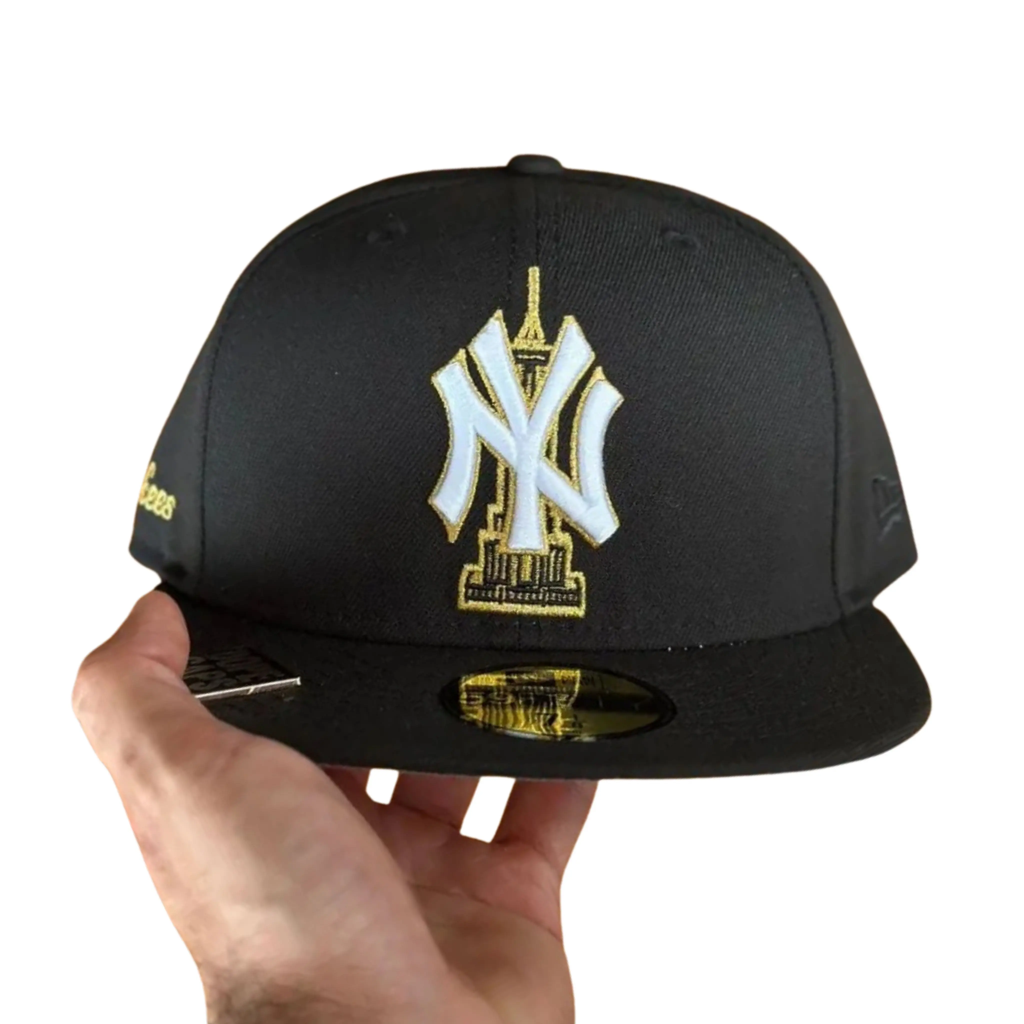 New Era MLB NY Yankees Black Gold Baseball Hat – Adjustable 9FORTY 9FIFTY 59FIFTY Snapback Cap for Men & Women, Premium Embroidered Team Logo, Limited Edition Streetwear Fashion, Hip Hop Urban Style, Casual Everyday Wear