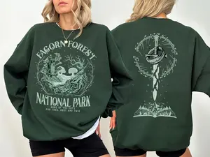 Fangorn Forest National Park Shirt, LOTR Inspired Shirt, Mystical Landscape Wizard Tee