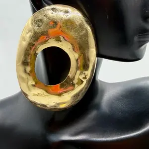 Keep it Real Brushed Gold Earrings