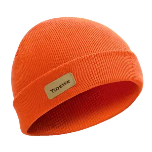 Tidewe Blaze Orange Logo Hunting Beanie Tidewe Blaze Orange Logo Hunting Beanie