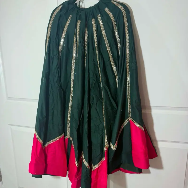 Women's Chaniya Ghagra Skirt, 12m Flare, for Dandiya Celebrations