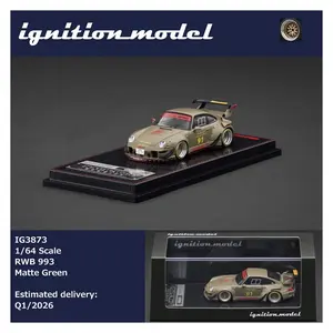 Ignition Model 1:64 Rauh-Welt Begriff RWB 993 – Matte Green