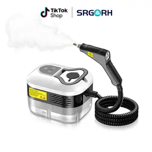 Steam Cleaner, Handheld Portable Steam Cleaner with 10pcs Accessories, 6-Level Adjustable, 15s Fast Heat-Up, High Temp Steamer for Kitchen Grease, Tile, Grout, Bathroom & Car Detailing Floor Cleaning Tool