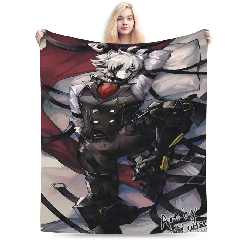 Von Lycan Series 2026 New High End Printed Flannel Blanket Ultra Soft Skin Friendly All Season Warmth for Bedroom Office Nap Study Reading Christmas Gift