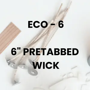 ECO - 6 6" Pretabbed Wick