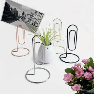 Desk File Photo Holder, 1 Count Stylish Organizer for Note Management, Photo Display, and Chic Office Decoration, Perfect Accessory for Home, School, and Business