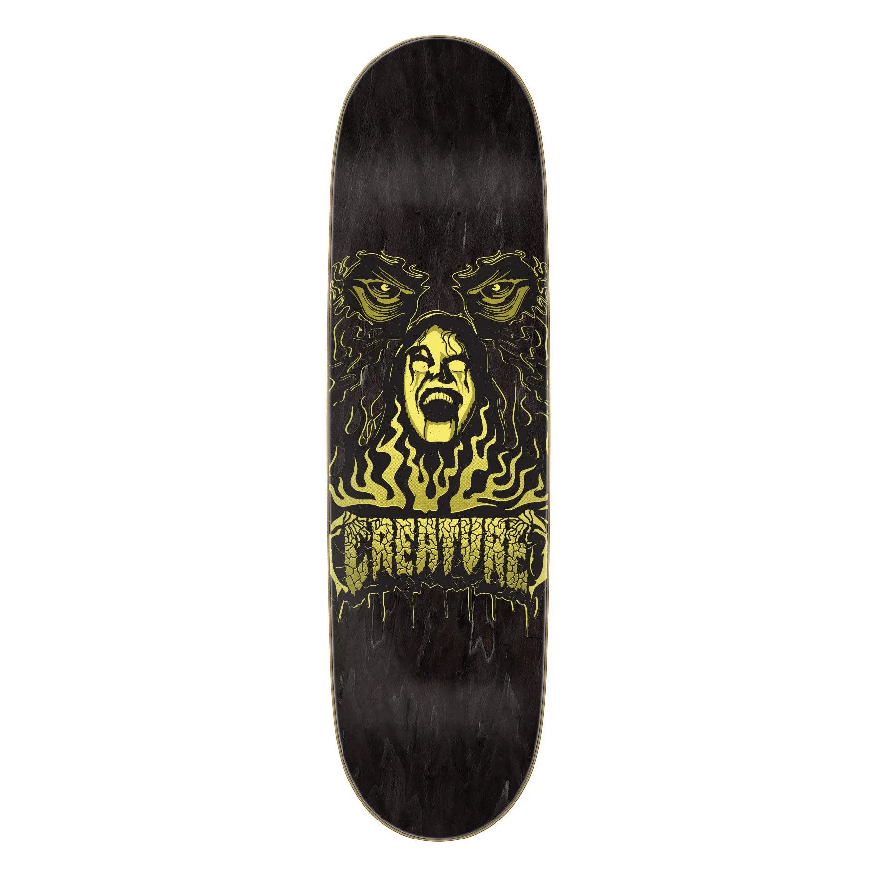 8.7in Continuous Kick Possessed Creature Birch Stump Skateboard Deck, Birch Wood, Tricks, Skateboarding Stuff