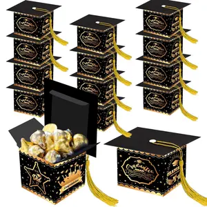 Graduation Surprise Jar, Gold 6ps Gift Box, Creative Cash Gift Packaging, Gift Package, Perfect for Friends, Classmates, Loved Ones, Graduation Gifts