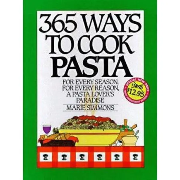 USED Book - 365 Ways to Cook Pasta by Marie Simmons (Hardcover) - english
