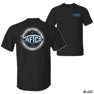 AFTCO Youth Formula Fishing T-Shirt, Vintage Logo Fishing Graphic Tee Apparel, Soft Cotton Blend Shirt For Men & Women, Outdoor Sports Gift for Him