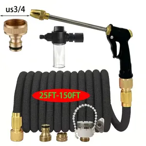 High Pressure Garden Hose, Expandable Magic Hose For Garden Watering And Cleaning, US3/4 Joint Sprinkler Head, Sprinkler Device, Durable Garden Hose