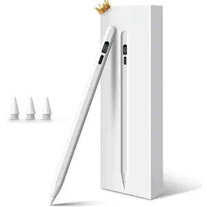iPad Pencil 2025-2018, LED Display  Charge Stylus Pen with Palm Rejection & Tilt Sensitivity, Compatible for iPad A16 11/10/9/8/7/6, Pro 11"/12.9"/13''/M4, Air M3/M2/5/4/3, Mini 7/6/5