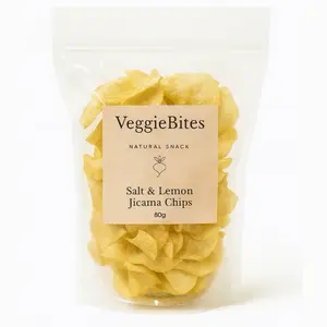 Salt & Lemon Jicama Chips 80g Snack