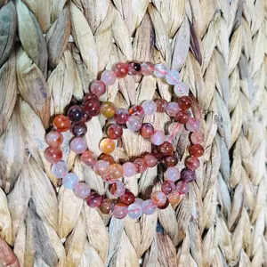 Fire quartz bracelets natural crystal Home Ornament