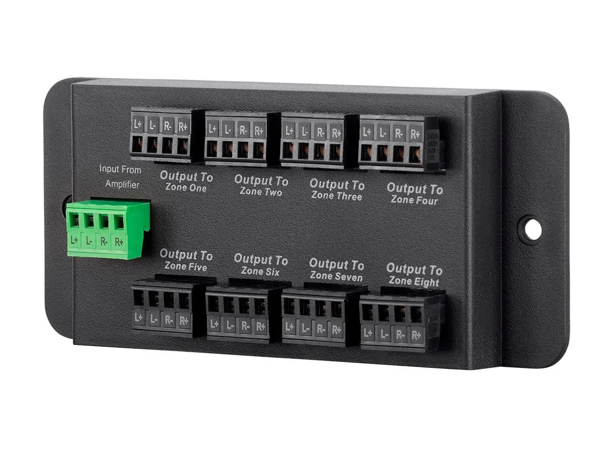 Monoprice 38161 8 Zone Single Input Speaker Distribution Hub