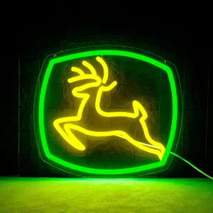 USB Powered LED Neon Sign, Tractor Logo Wall Sign, Multi-color Farmhouse Decor for Garage, Boys Room, Playroom, Ideal Birthday Gift, Neon Signs for Wall Decor, Led Neon Lights, Neon Accent Lights, Decorative Wall Light
