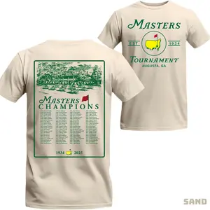 2026 Augusta Golf Tournament Inspired T-Shirt, Championship Graphic Tee for Men Women, Vintage Golf Lover Shirt, Premium Cotton Casual Tee, Trendy Golf Streetwear, Golf Fan Gift